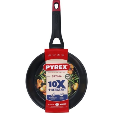 Tiefe Bratpfanne - PYREX - 1455026 - Geschmiedetes Aluminium - Antihaftbeschichtung - 26 cm - PFAS-frei