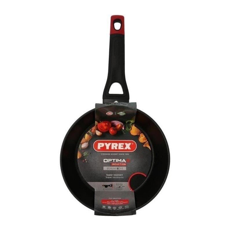 Tiefe Bratpfanne - PYREX - 1455025 - Geschmiedetes Aluminium - Anti...