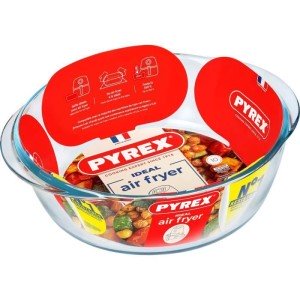 Heißluftfritteusenform - PYREX - 1450144 - Rund - Borosilikatglas -...