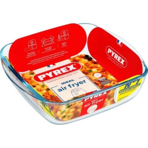 Heißluftfritteusenform - PYREX - 1450142 - Quadratisch - Borosilika...