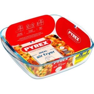 Heißluftfritteusenform - PYREX - 1450142 - Quadratisch - Borosilika...