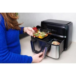 Air fryer dish - PYREX - 1450142 - Square - Borosilicate glass - 25...