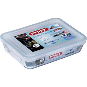 PYREX - 241P000 / 7046 - Rectangular dish with lid - 19cm * 14 cm -...