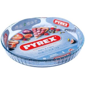 PYREX Classic Glassware pie plate 27 cm transparent |  Moules   | C...