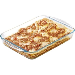 PYREX - ESSENTIALS - Glass lasagna dish 35x23 cm |  Plates, platter...