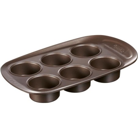 Muffin pan - PYREX - 1452001 - Round - Carbon steel - Non-stick - 6...