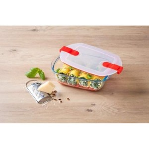 PYREX - COOK & HEAT - Rectangular glass box with lid 23 * 15 cm |  ...