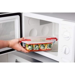PYREX - COOK & HEAT - Rectangular glass box with lid 28 * 20 cm |  ...