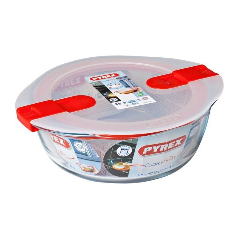 Pyrex - COOK & HEAT - Round Box |  Brotdosen, Lebensmittelbehälter ...