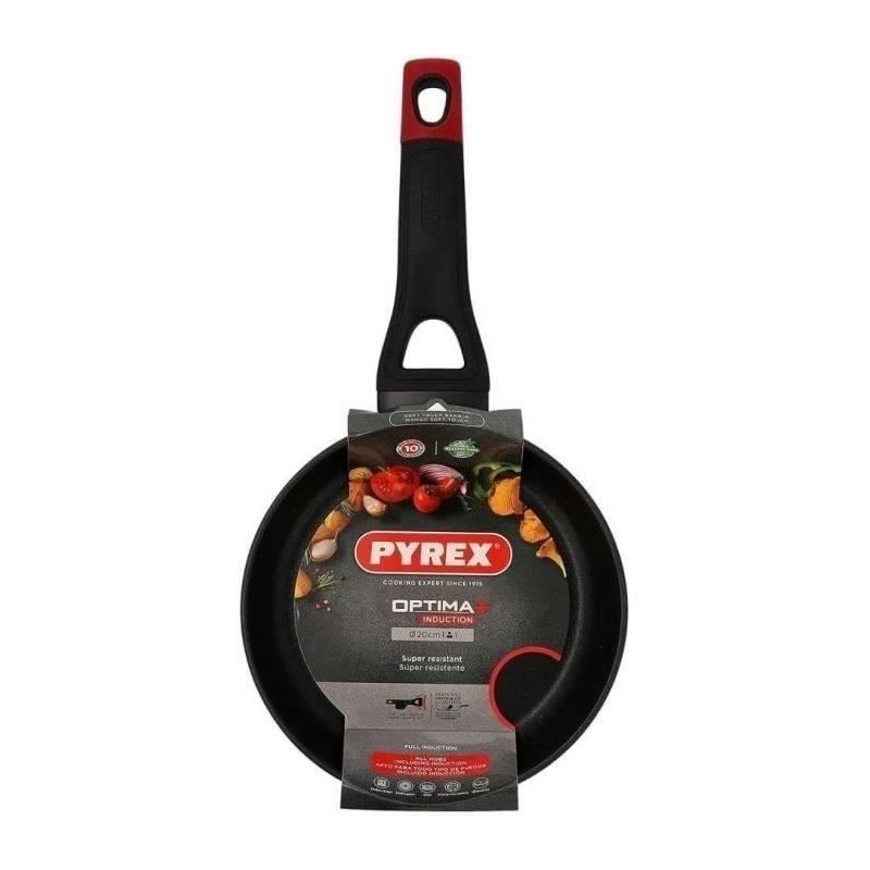 Frying pan - PYREX - 1455015 - Forged aluminum - Non-stick - 20 cm ...