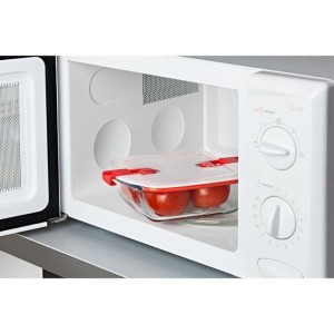 3er-Set Lunchboxen - PYREX - Cook & Heat - Glas - Quadratisch - Dec...