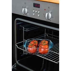 3er-Set Lunchboxen - PYREX - Cook & Heat - Glas - Quadratisch - Dec...