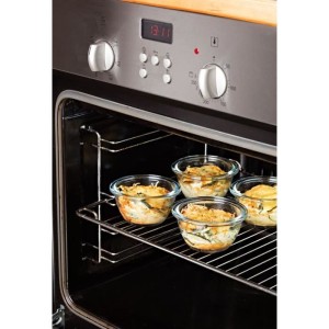 Set mit 5 Minischüsseln - PYREX - Cook & Go - Glas - Rund - Auslauf...