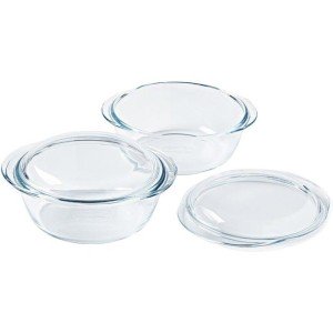 2er-Set Auflaufformen - PYREX - Glas - Rund - 1,6 L |  Geschirr, Ta...