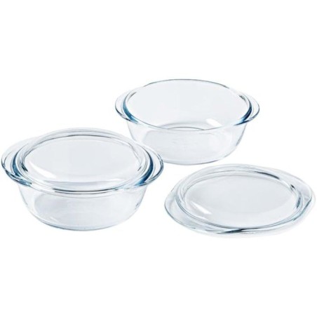 2er-Set Auflaufformen - PYREX - Glas - Rund - 1 L |  Geschirr, Tabl...