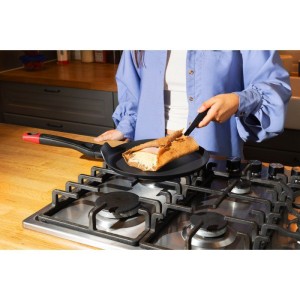 Crepiere - Tous feux dont induction - PYREX - Optima - Ø 25cm - Sans PFAS - Noir