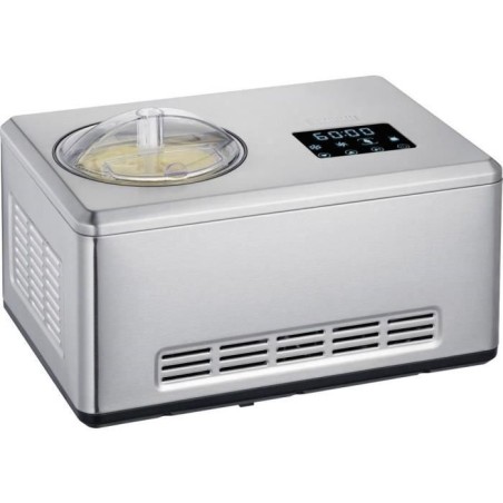 SEVERIN EZ7405 Sorbetiere Yogurt maker 2 in 1 - Innovative function for making ice cream sorbets and yoghurts / brushed stainles