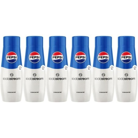 Sodastream - Lot de 6 concentrés PEPSI - 440ml