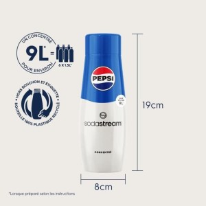 Sodastream - Lot de 6 concentrés PEPSI - 440ml