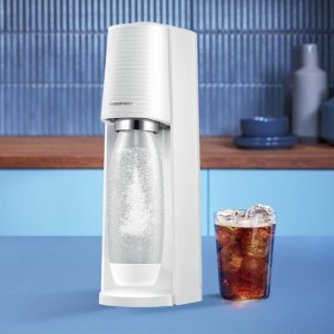 SODASTREAM TERRABILV - Weiße TERRA-Maschine Pack 2 LV-Flaschen + 1 ...