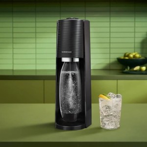 SODASTREAM TERRANLV - TERRA Black Machine Pack 2 LV bottles + 1 CQC...