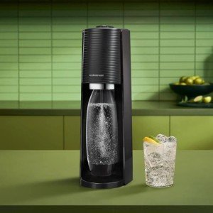 SODASTREAM TERRANLV - TERRA Black Machine Pack 2 LV bottles + 1 CQC...