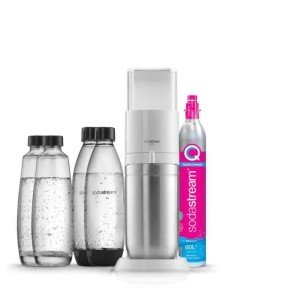 Sodastream Duobicb - White Duo Machine Pack 4 bottles (2 Duo Carave...
