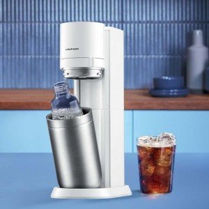 Sodastream Duobicb - White Duo Machine Pack 4 bottles (2 Duo Carave...