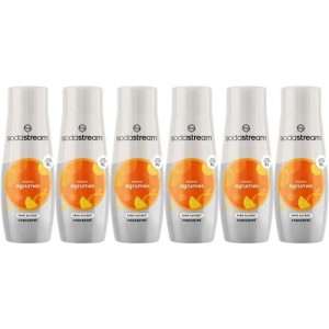 SODASTREAM Concentrates - Pack of 6 Sugar-Free Citrus Concentrates ...