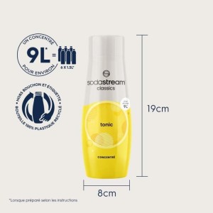 SODASTREAM Konzentrate – 6er-Pack Tonic-Konzentrate – Bis zu 54 l Getränke – 440 ml