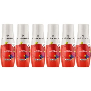 SODASTREAM Concentrates - Pack of 6 Sugar-Free Grenadine Concentrat...