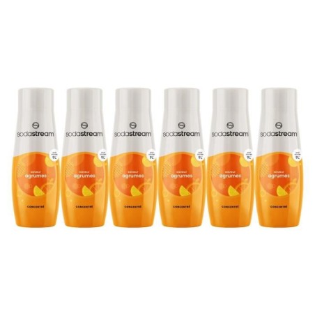 Concentrés SODASTREAM - Lot de 6 concentrés Agrumes - Jusqu'a 54L de boissons - 440ml