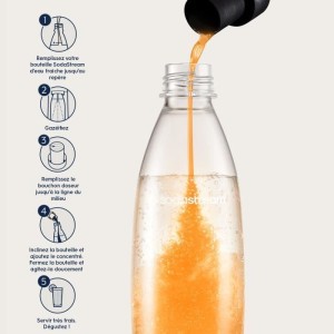 Concentrés SODASTREAM - Lot de 6 concentrés Agrumes - Jusqu'a 54L de boissons - 440ml