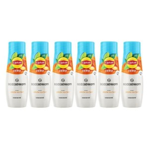 Sodastream - Pack of 6 LIPTON ICE TEA concentrates - 440ml |  Machi...