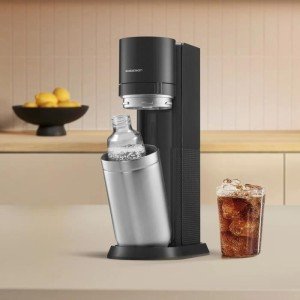 SODASTREAM Soda- und Sprudelwassergerät - DUO Schwarz - 2 Glaskaraf...