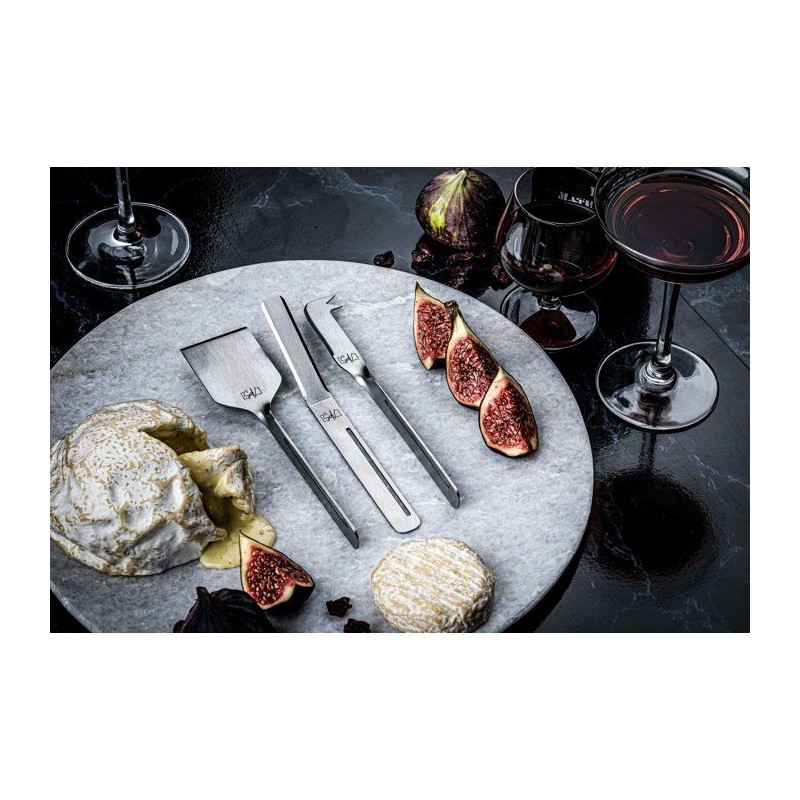 Coffret couteaux a fromages et beurre - STYLE DE VIE - Acier inoxydable - 6 pieces - Argent