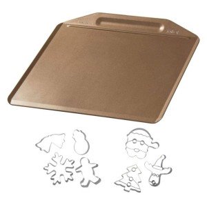 ZENKER Randloses Backblech und 7 Weihnachts-Plätzchenausstecher |  ...