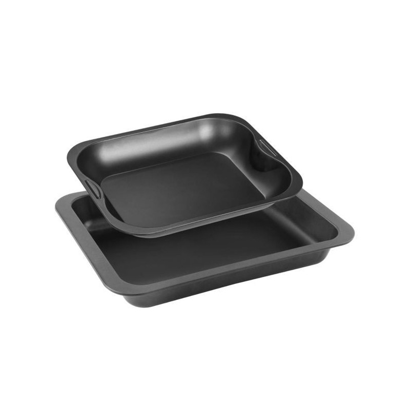 Ensemble de 2 plats de cuisson four rectangulaires - ZENKER - Special Cooking - 37 x 27 et 28 x 23 cm