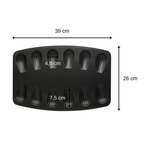Set mit 2 Madeleine-Formen mit 12 Aufdrucken - ZENKER - Besondere Länder