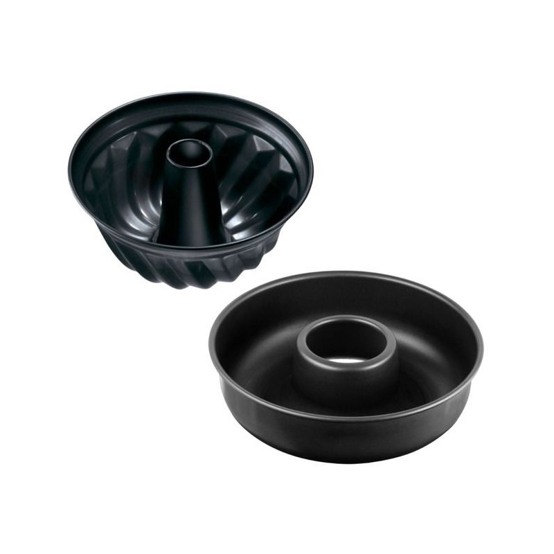 Moule a kouglofs et moule a savarin - ZENKER - Black Metallic - 25 et 28 cm