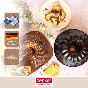 Kouglofform und Savarinform - ZENKER - Schwarz Metallic - 25 und 28...
