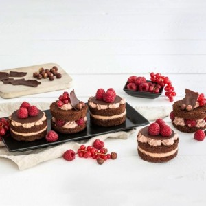 ZENKER Mini-Kuchenbackblech und Zuckergussspatel – Schwarz Metallic