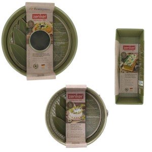 3er-Set Kuchenformen – ZENKER – Green Vision – 18 bis 30 cm |  Moul...