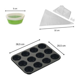 3-teiliges Spezial-Muffin-Set - NIROSTA