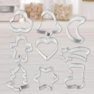 Ensemble avec plaque a pâtisserie extensible et 9 emporte-pieces sur cintre - ZENKER