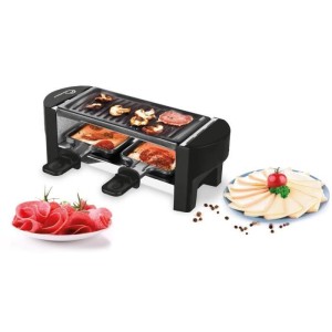 Raclette machine - LITTLE BALANCE - Just the 2 of us - 350 W - 2 people - White / Black