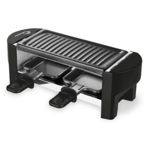 Raclette machine - LITTLE BALANCE - Just the 2 of us - 350 W - 2 people - White / Black