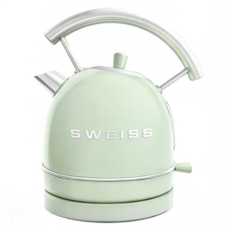 Vintage Wasserkocher - SWEISS - KTL7 - 2200 W - 1,8 L - 360° Sockel - Grün