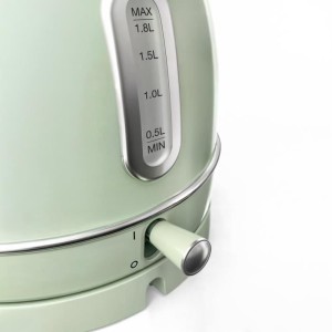 Bouilloire vintage - SWEISS - KTL7 - 2200 W - 1,8 L - Socle 360° - Vert
