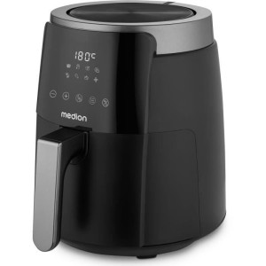 Heißluftfritteuse - MEDION - MD13030 - 4,7 L - Digital - 1500 W - Schwarz